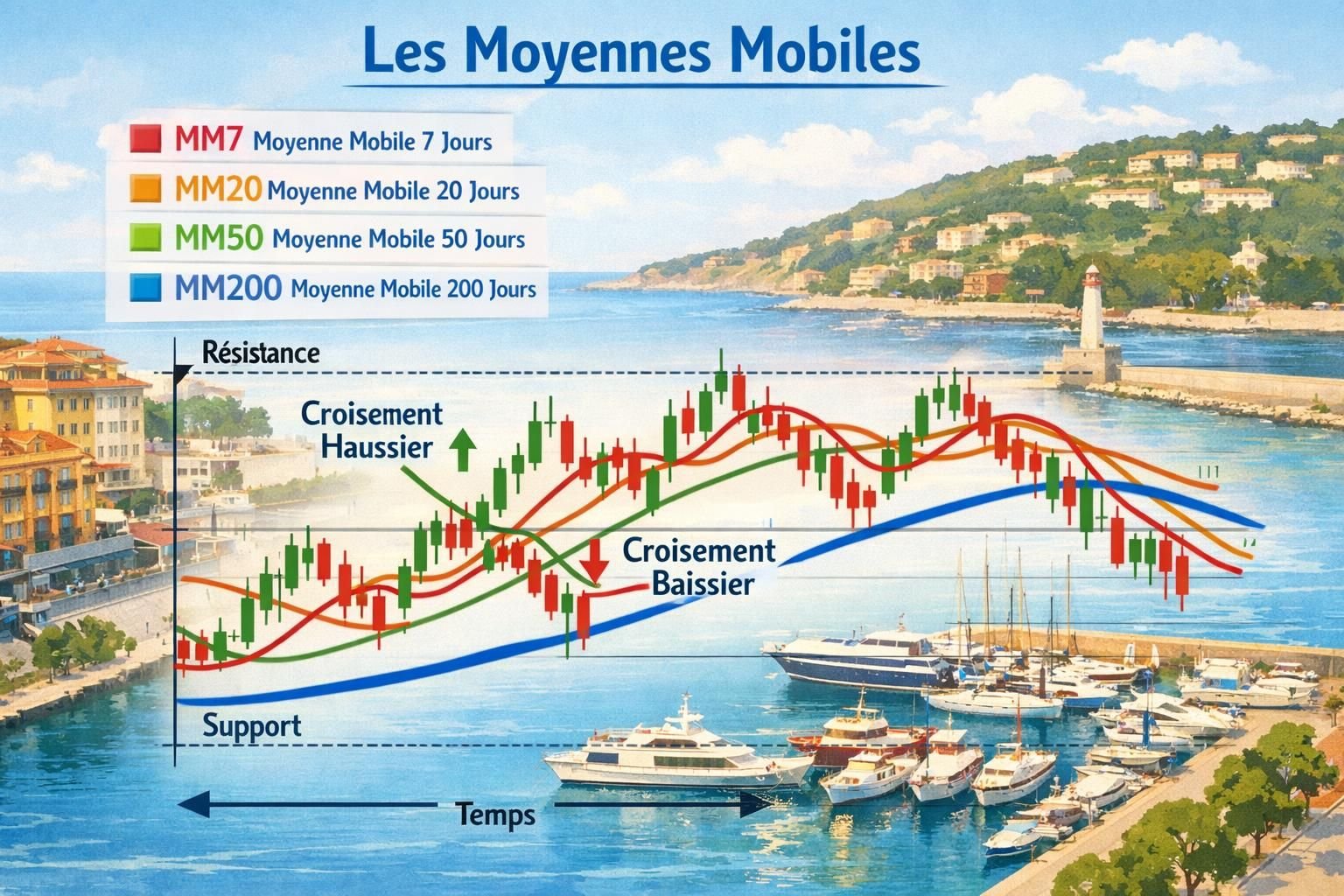 découvrez comment les moyennes mobiles, un outil essentiel, permettent de suivre efficacement les tendances à nice pour améliorer vos analyses et décisions.